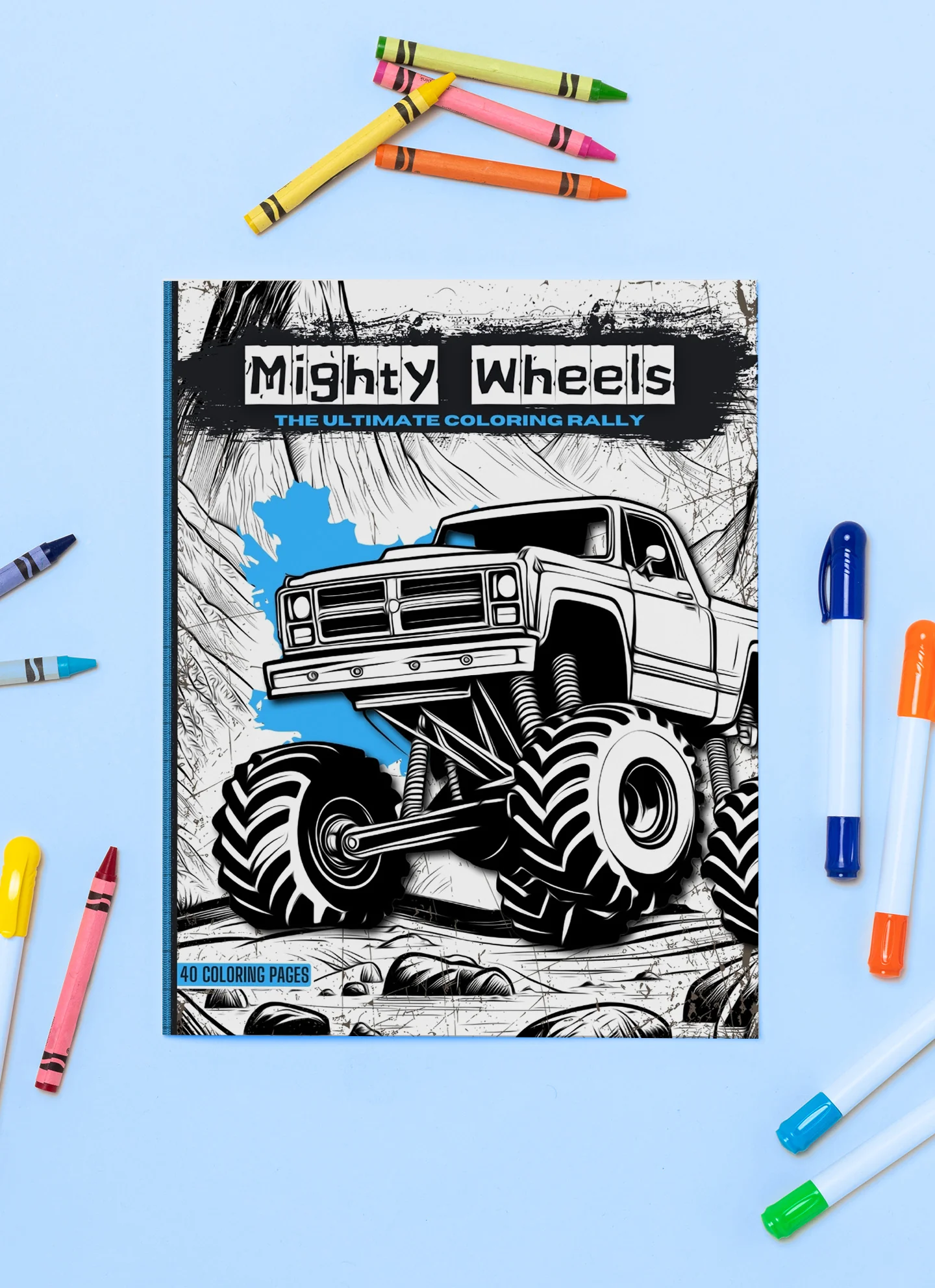 Mighty Wheels – The Ultimate Coloring Rally detail image